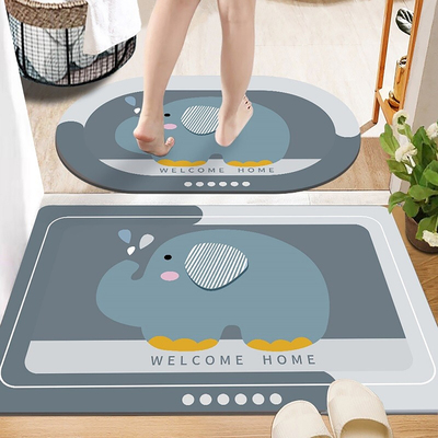 硅藻泥地板垫浴室门防滑吸水垫浴室厕所门防滑速干