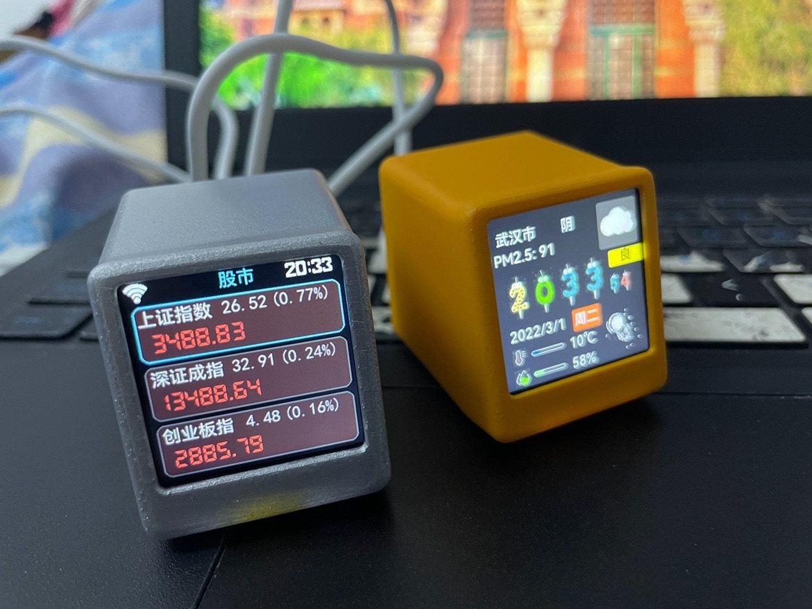 SD2 프로 우주 비행사 사무실 WI-FI 데스크탑 시계 날씨 재고 소형 TV 온도 및 습도 스마트 시계