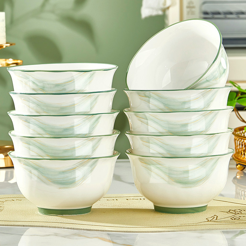 釉下彩陶瓷时尚家用饭碗