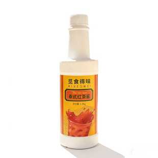 觅食得味泰式红茶酱1.2kg/瓶装咖啡奶茶店专用调味饮料浓浆