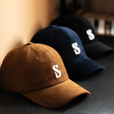 白川美式灯芯绒棒球帽秋冬大头围