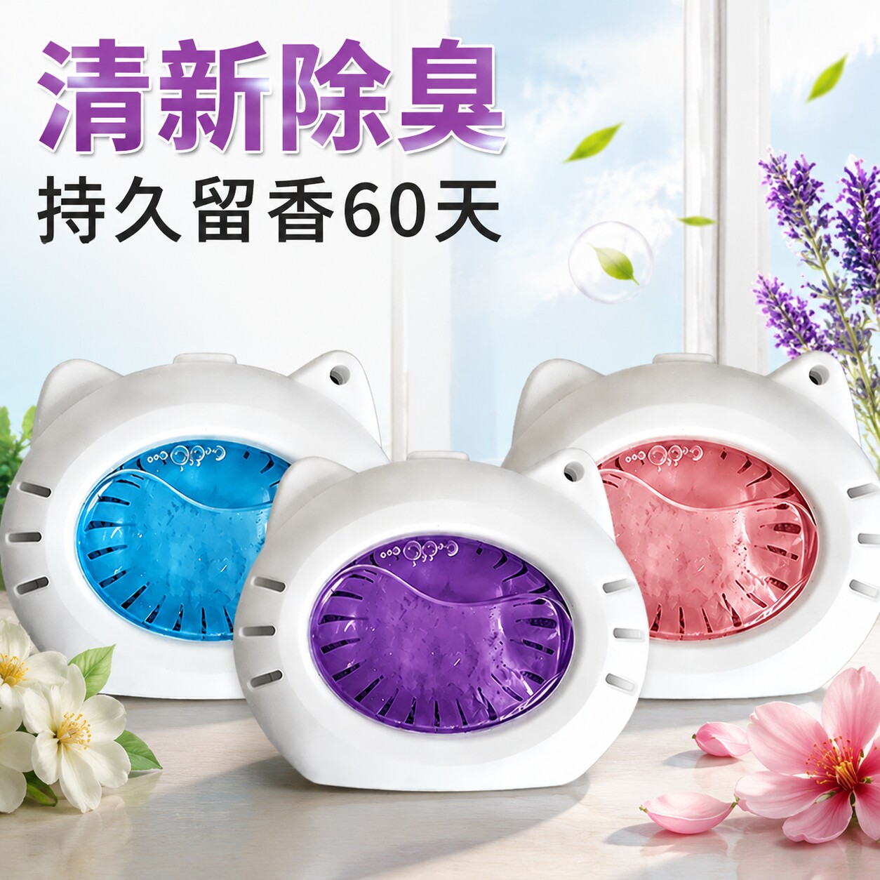 马桶香薰盒卫生间空气清新剂持久清香厕所除臭神器反味去异味留香
