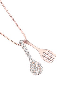 小众锁骨链纯银韩版礼物吊坠