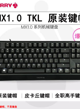 樱桃CHERRYMX1.0键帽87/108 TKL机械键盘单个颗原装透光闭口字体