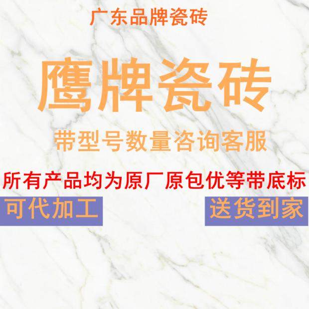 鹰牌瓷砖陶瓷大板通体大理石客厅
