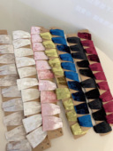 韩国代购 fever同款 秋冬复古宽边不规则细腻丝绒刘海夹发夹掰掰夹