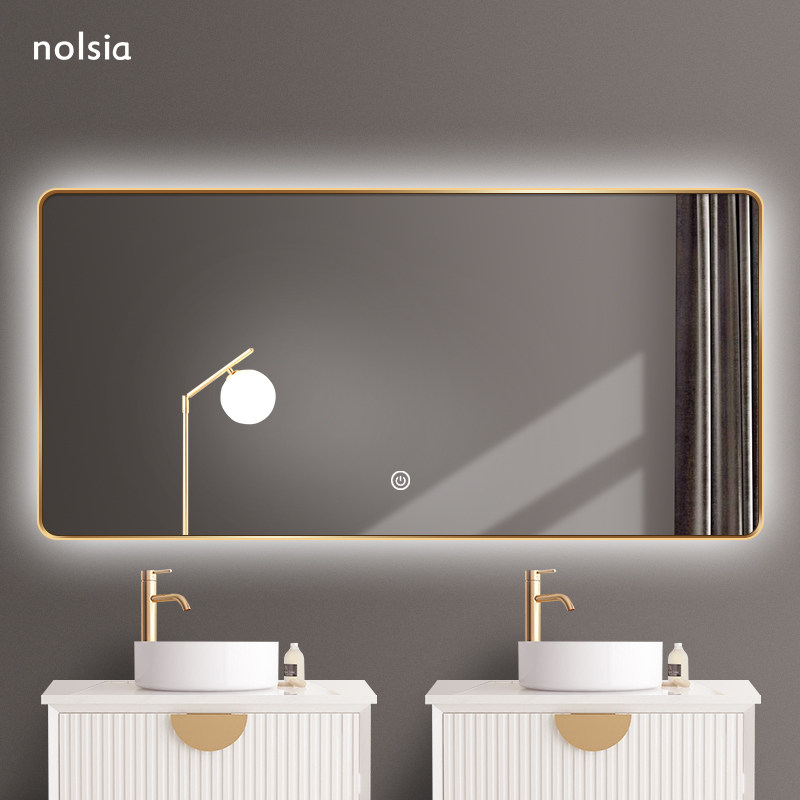 超白玻智能浴室镜子挂墙式发光卫浴镜厕所卫生间镜子洗漱智能镜子,家装主材,浴室镜,淘宝优惠券,粉丝福利购,淘宝优惠卷