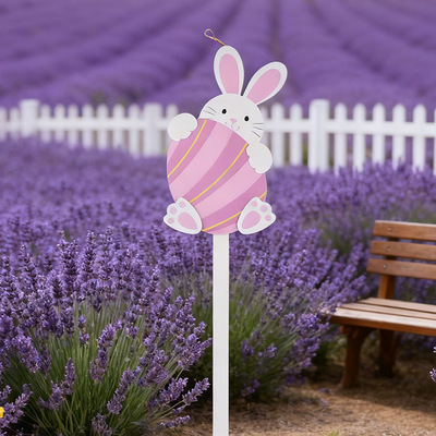 Easter Bunny Decorative Ornaments Wooden Signs Easter Gifts