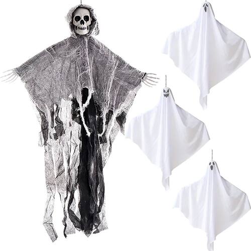 Halloween Hanging Skull Ghost Haunted House Decoration Horro