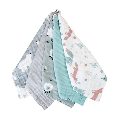 Kangobaby #My Soft Life# New 5pcs Pack Bamboo Cotton Breatha