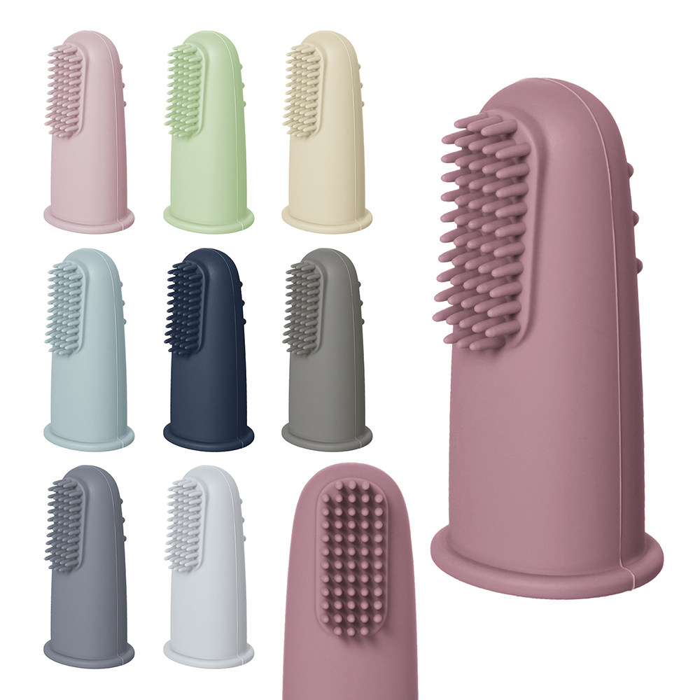 silicone baby soft finger toothbrush bpa free silicone infan