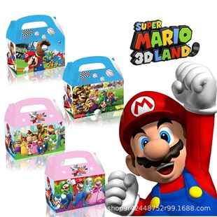 New 12Pcs Super Mario Plumber Horsepower Party Favors Handy