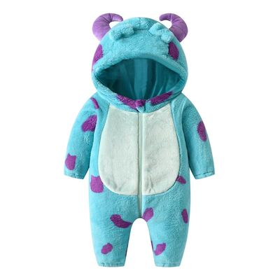 -07-25 Lioraitiin 0-3Years Infant Baby Boy Girl Fleece Jumps