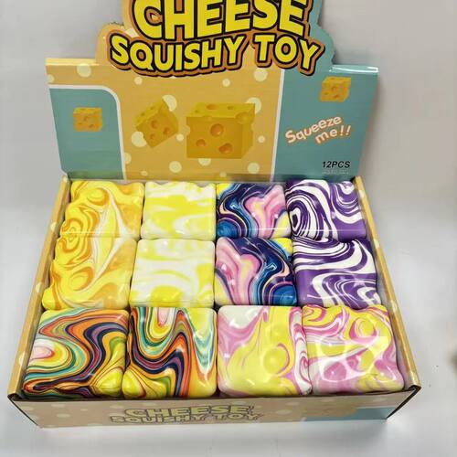 1pcsButter Stick Squishy Fidget Toys Elastic Cheese Stick Fu