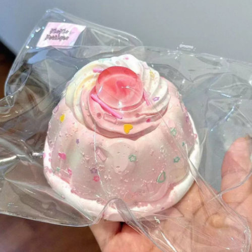 Cream Cherry Large Pudding Food Grade Silicone Large Weight