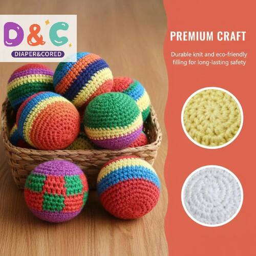 Soft Handmade Footbag Sacks Juggling Balls for Children Dura