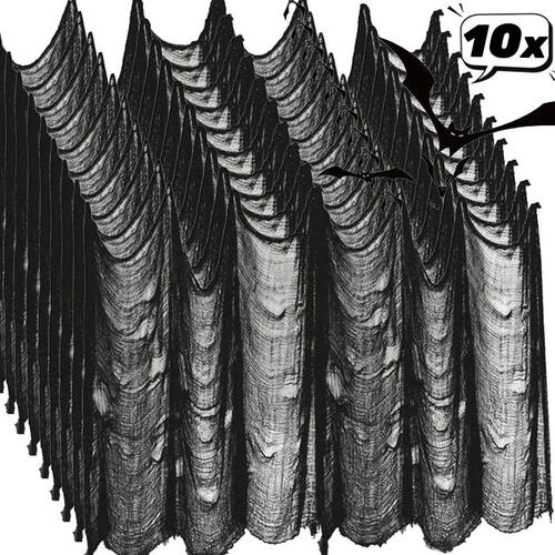 Halloween Black Gauze Horror Haunted Houses Decor Outdoor Sc