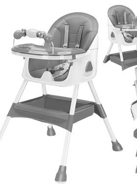 Foldable Baby High Chair 6 Months Plus, with Large Antislip