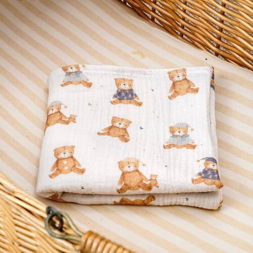 HappyFlute 80x80cm Muslin Baby Blanket Soft Cotton-Cashmere