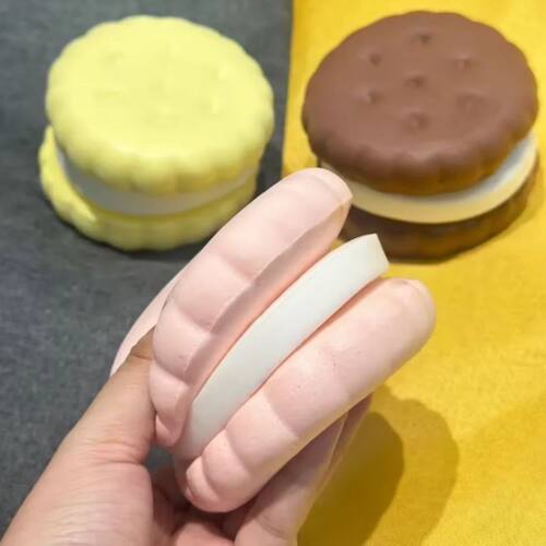 Slow Rising Cake Shaped Squishy Toy Soft Pinch Relax Toy Por