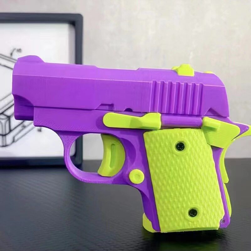 mini 1911 childrens toy gun 3d printing fidget toy for kids