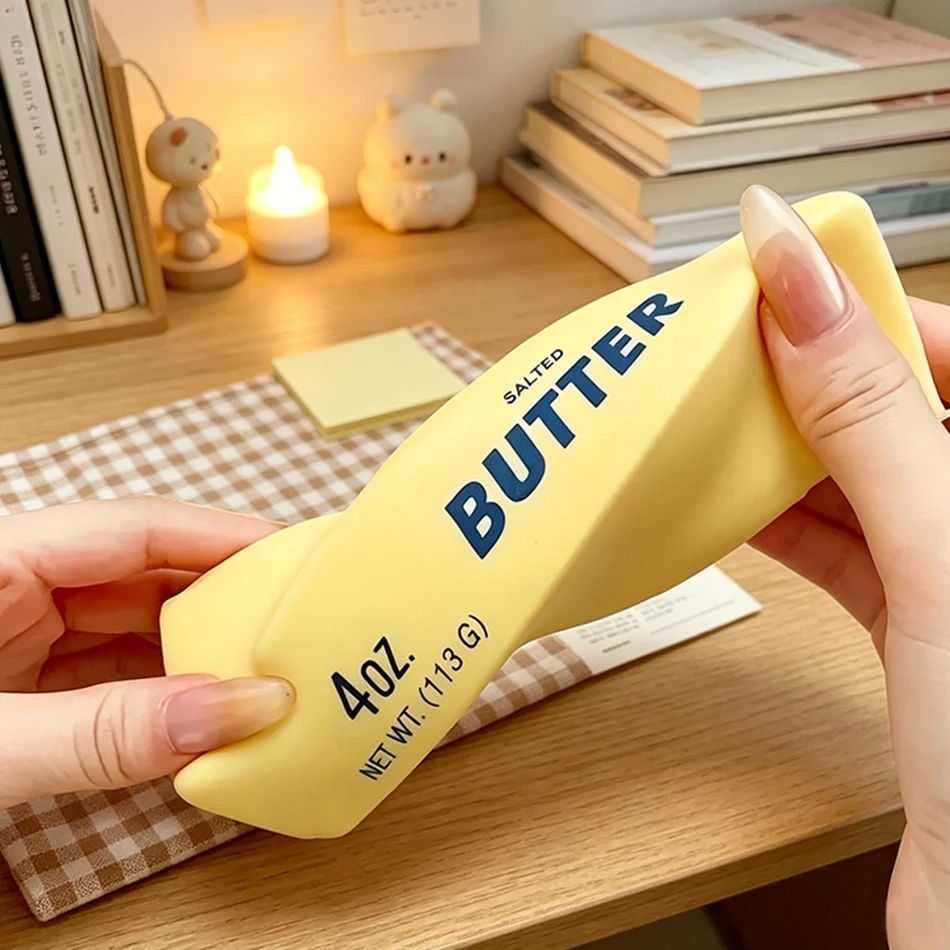 Squishy Soft Slow Rebound Butter Stick Squeezing Toy Realist - 实物图