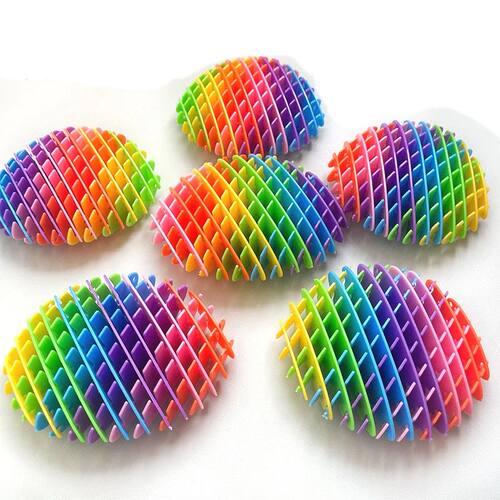 Funny 3D Decompression Elastic Mesh Toys Solid Printed Radis
