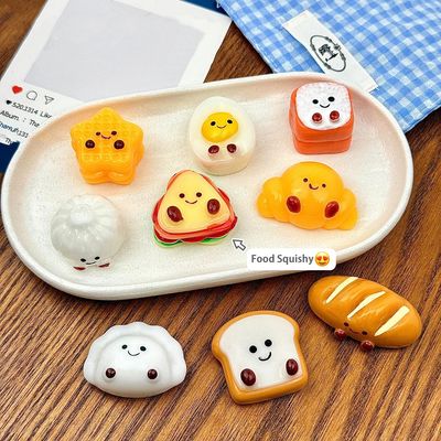 Mini Mochi Squishy Toys Bread Dumping Food Stress Relief Squ