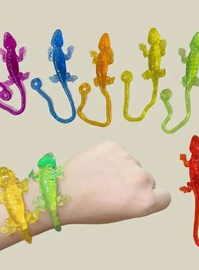 5/10/20 PCS Elastic Reptile Toys Christmas Gifts Sticky Fidg