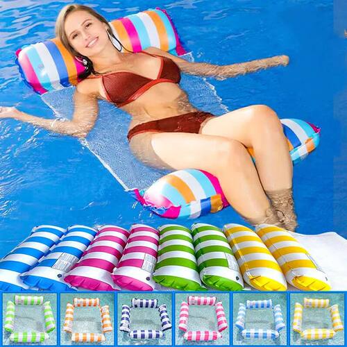 Summer Swim Inflatable Floating Water Mattresses Hammock Str