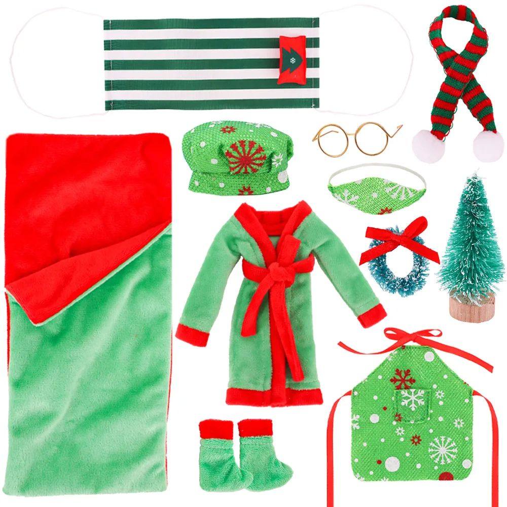 Christmas Doll Accessories Set For Babi 30 CM Doll Clothes D