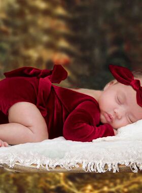 Ylsteed Newborn Christmas Outfit for Photo Shooting Baby Gir