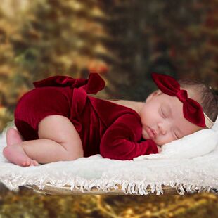 Ylsteed Newborn Christmas Outfit for Photo Shooting Baby Gir
