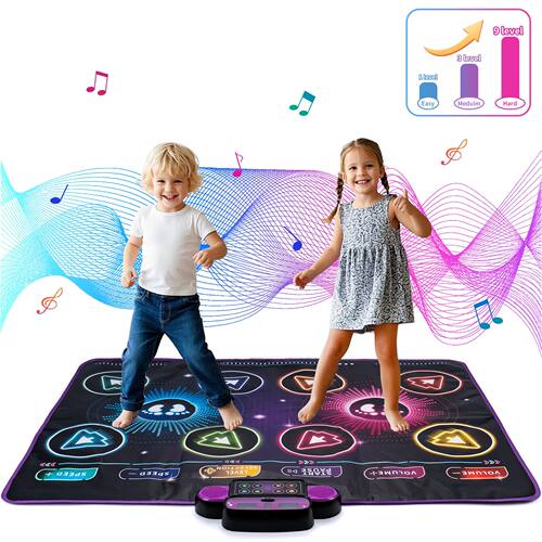 Kids Electronic Dance Mat Dancing Blanket Double Players Mod