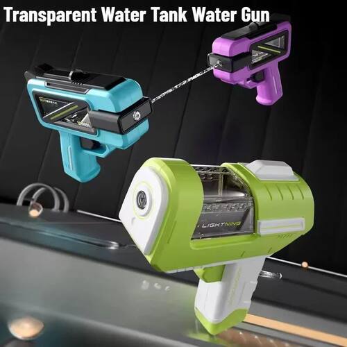 Kids Water Combat Game Transparent Tank Water Gun with Leak-