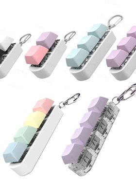 4/3/2 Keys Keyboard Keycaps Fidget Toy Party Stress Relief D