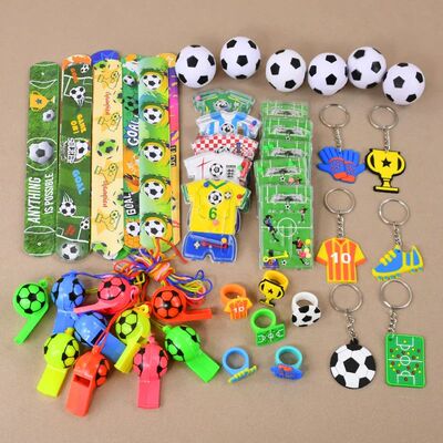 Soccer Party Favors Football Theme Bracelets Keychain Pin Ba