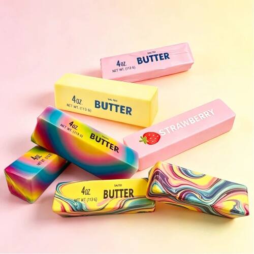 Butter Squishy Super Soft Food Squishy Toys Stress Relief Mo
