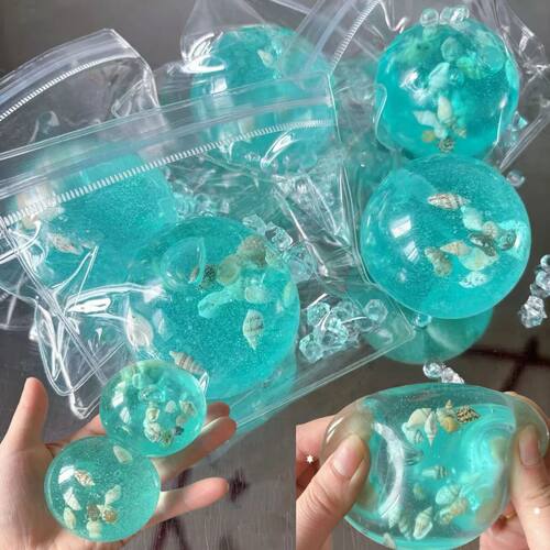 Soft TPR Anti-Stress Ball with Slow Rebound Sea World Stress