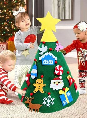 DIY Felt Christmas Tree Christmas Decoration for Home Navida