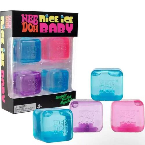 Schylling Needoh Nice Cube Sensory Toys Stress Relieving Blo