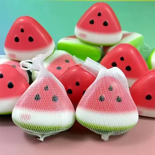 Hot stress relief toy Funny Squishy snowskin Watermelon Fidg