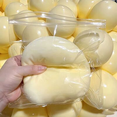 Squishy Giant Oversized Fluid Cheese Ball Fidget Toy, Anxiet