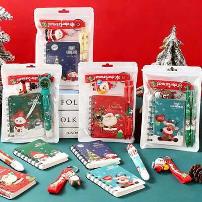 Christmas Stationery Set 3-in-1 - Notebook + Gel Pen + Chris