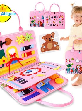 Busy Board Montessori Toys for Toddlers Busy Board Preschool