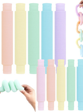 5/6/7Pcs Mini Pop Tubes Sensory Toys for ADHD Autism Fidget