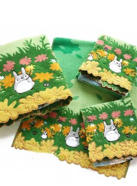 Cute 100% Cotton Embroidery Cartoon Towels Bathroom Hand Tow