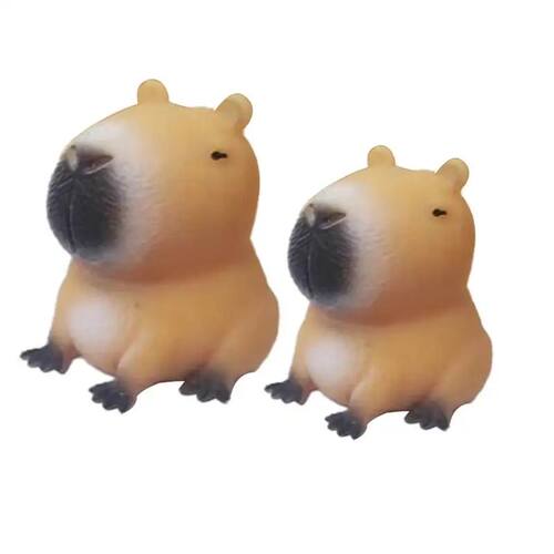 Squishys Capybara,Soft Pinch Toy,Squeeze Toys,Fidgets,Silico