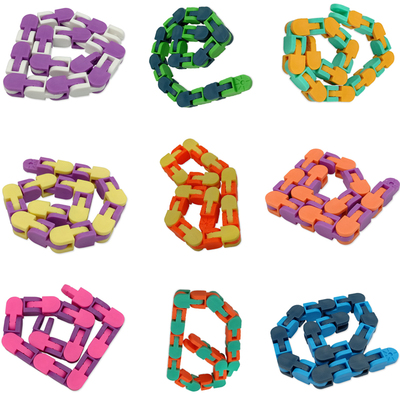 New 48 Knots Wacky Tracks Fidget Antistress Chain Toy For Ch