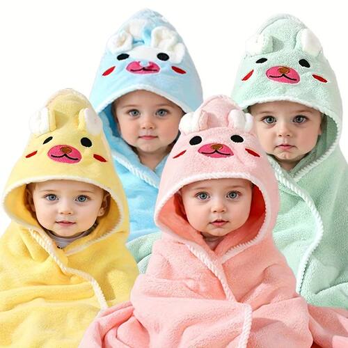 1 Piece 80cm X 80cm Large Size Bath Towel Made of Polyester